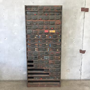 Vintage Industrial Catalog Locker
