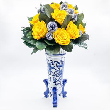 Preserved Floral Arrangement in Vase