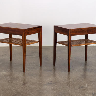 Pair of Rosewood Tables by Severin Hansen 