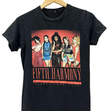 2015 Fifth Harmony 5H Reflection Summer Concert Tour Pop Rock T-Shirt Small