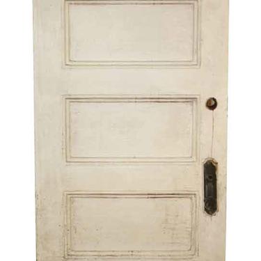 Antique 5 Pane Wood Privacy Door 83.75 in. H x 29.5