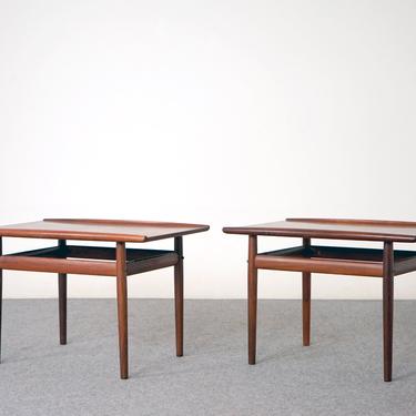 Pair of Rosewood Side Tables, by Grete Jalk For Glostrup - (D864) 