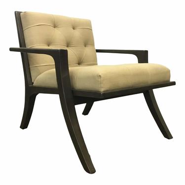 Noir Co. Mod Style Gray and Beige Lounge Chair