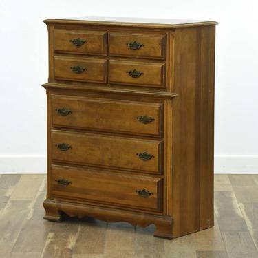 American Traditional Tall 7 Drawer Dresser 