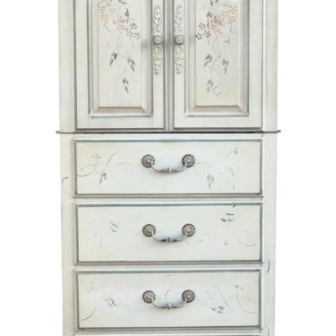 Ethan Allen Country French Two Door Painted Lingerie Chest 