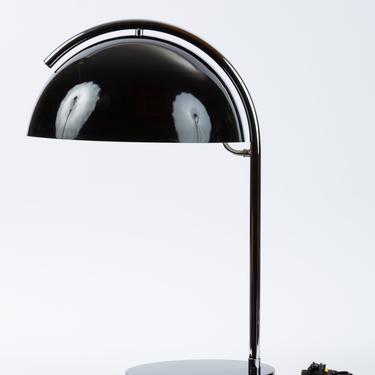 American-Made Table Lamp with Mushroom Shade