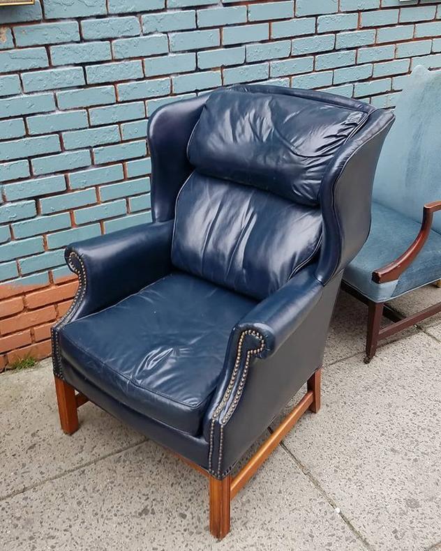 SOLD. Wing back Chair, $135.