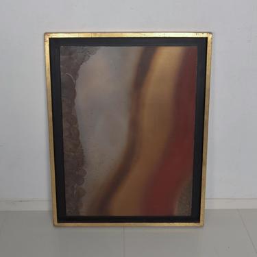 Mexican Modernism Raul Monje Large Abstract Wall Art in Bronze 