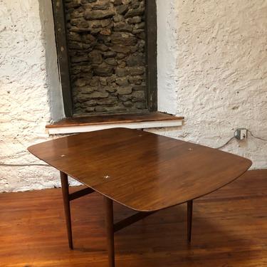 mid century dining table American of Martinsville dining table mid century drop leaf dining table 