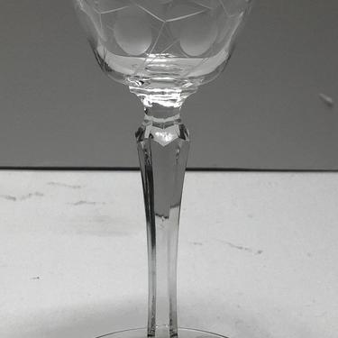 Cherry Pattern Etched Cocktail Glasses