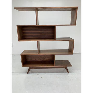 Contemporary Staggered Wall Bookcase 
