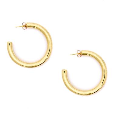 Classic XL Gold Hoop Earrings