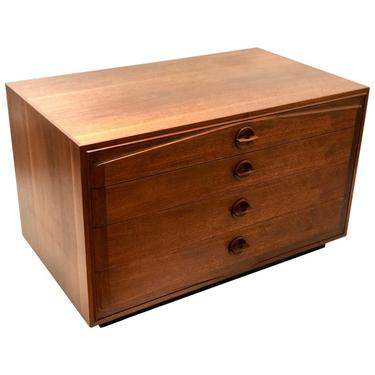 American Mid-Century Modern Low Dresser Cabinet Drawers