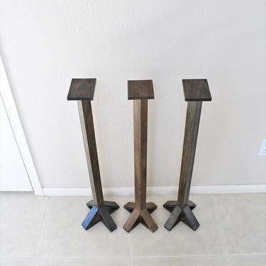 Speaker Stands / Solid Wood / Contemporary / Urban Farmhouse furniture / rustic furniture / Speakers / Made to order. Unique 