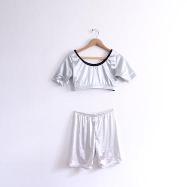Space Babe Silver Crop Top Outfit 