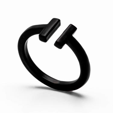 Locked and Layered - Two-T Adjustable Ring