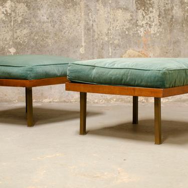 Pair of Harvey Probber style low occasional tables/stools 