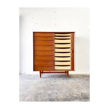 Danish Modern Tall Dresser or Chest by Falster 