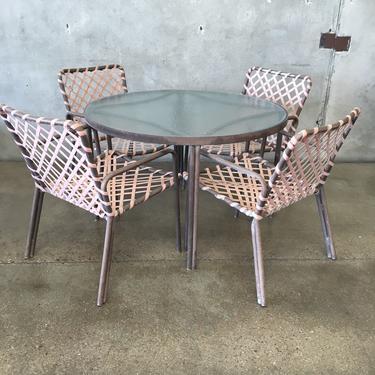 Brown Jordan Vintage Table and Four Chairs