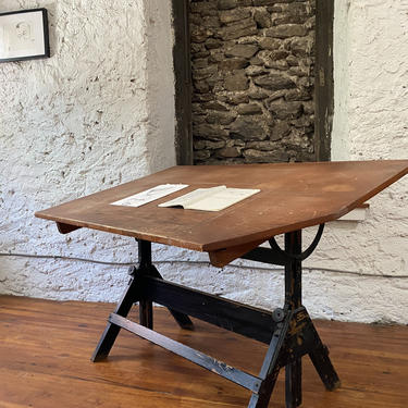 Industrial drafting table antique drafting table industrial standing desk 
