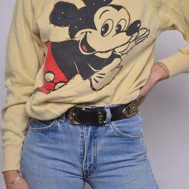 Mickey Mouse Bedazzled Sweatshirt