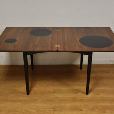 Danish Modern Flip Top Table 