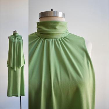 1970s Green Gown 