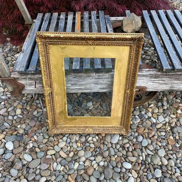 Ornate Antique Frame with Glass 