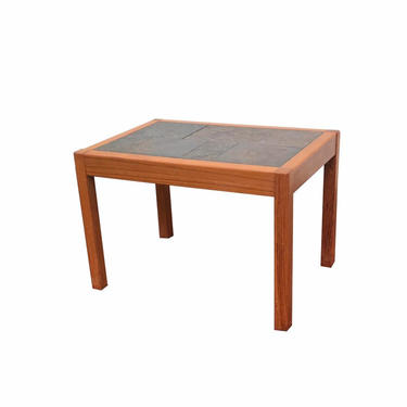 Danish Teak Tiled Side table 