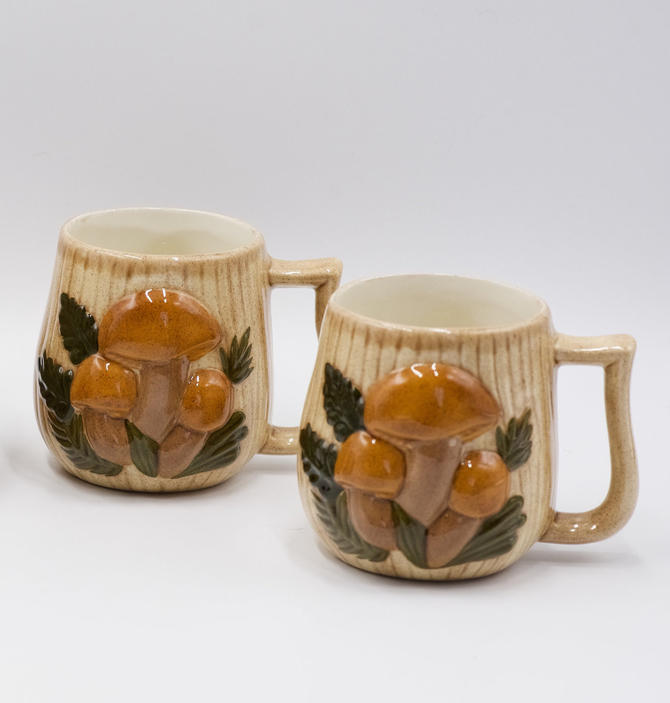 1970 inspired mug 11 Merry Mushroom Mug handmade merry mushroom mug Princess Bing Ceramics ceramic mug 70s mug 70s vintage mug