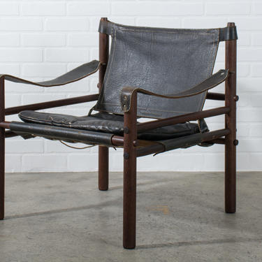 Arne Norell Vintage Mid-Century 'Sirocco' Safari Chair