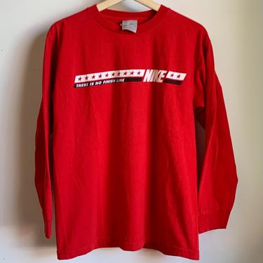 Nike There Is No Finish Line Red Longsleeve