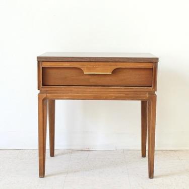 Vintage Single Drawer End Table 