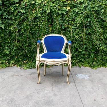Chateau Bleu Petite Bleu French Baroque Chair