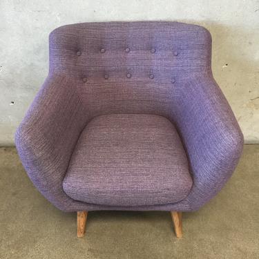 Purple Mid Century Style Chair