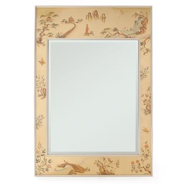Hand Painted Chinoiserie Wall Mirror