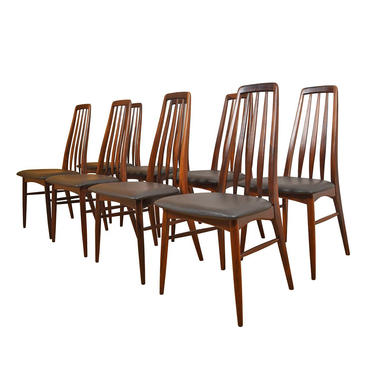 Set of 8 Danish Modern Rosewood Dining Side Chairs