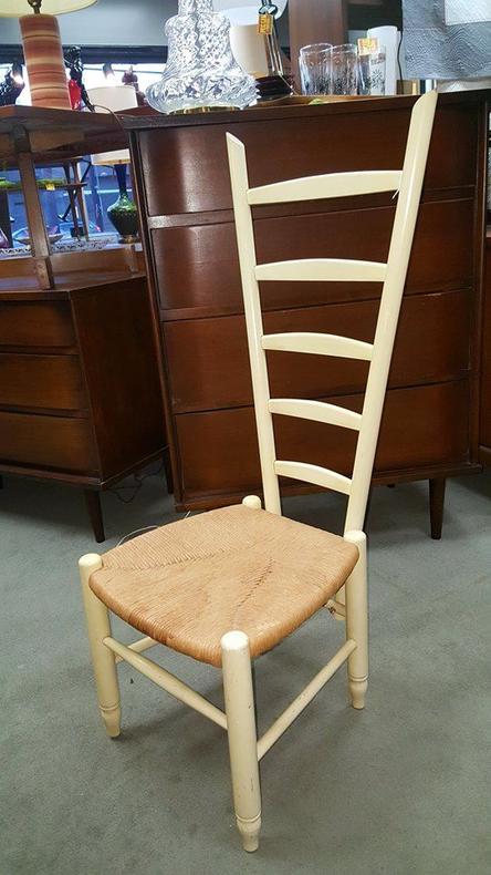 Vintage exaggerated Danish style chair