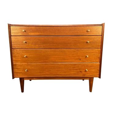 Vintage British Mid Century Modern Cherry Chest of Drawers Dresser by John Herbert for A. Younger 