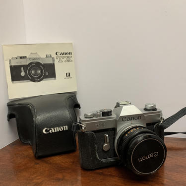 Cannon TX 35mm Camera with Case and Manual 