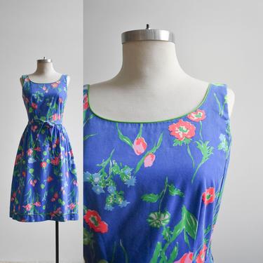 Vintage 1960s Cotton Summer Dress 