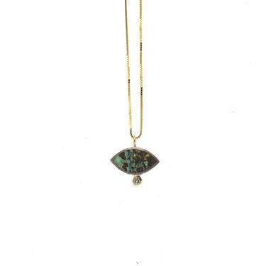 Turquoise Geo Marquis Necklace