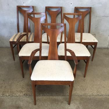 Set of Six Mid Century Dining Chairs