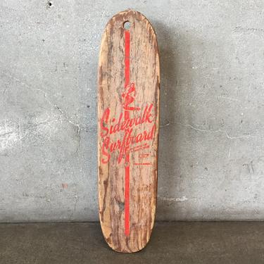 Vintage Sidewalk Surfboard Skateboard