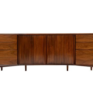 Helen Hobey Baker Furniture Walnut Long Dresser Credenza Mid Century Modern 