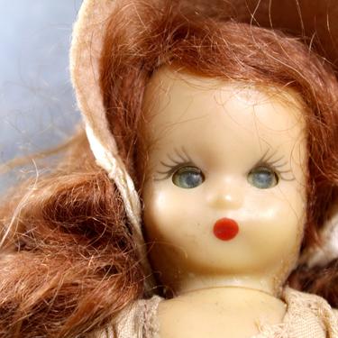 Vintage Nancy Ann Story Book Doll - Red Haired in Original Clothing - 1940s Collectible Doll| FREE SHIPPING 