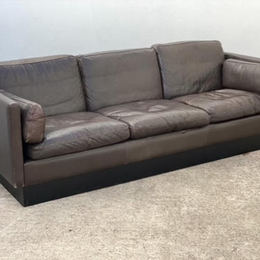 1970s Danish Georg Thams Leather Sofa 