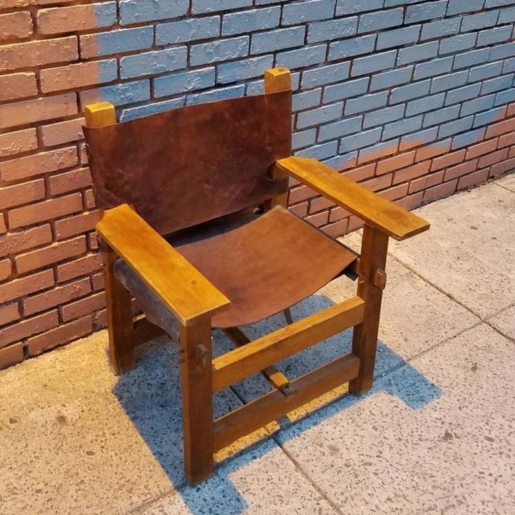 SOLD. Rustic Throne Chair, $58