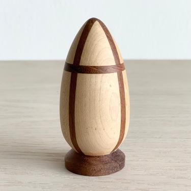 Wooden Egg Sculpture