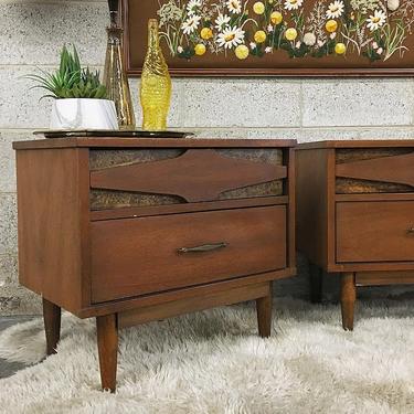 LOCAL PICKUP ONLY ----------------- Vintage Mid Century Modern Nightstands 